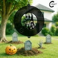 thumbnail image 3 of C-CRAFT Ghost Reading Wind Spinner 8 Inches, Outdoor Yard Art Hanging Decor for Halloween Celebration, Book Lovers Gift, 3 of 4