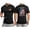 Black, variant on 250 Anniversary Usa T Shirt American Flag Shirts for Men USA Air Force T-Shirt Patriotic 4th of July Tee Memorial Day Gift Tops(Black,S)