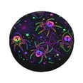 thumbnail image 3 of Balery Multi-Colored Spiderstire Cover Waterproof Dust-Proof, Universal Spare Wheel Tire Cover For Trailer, Rv, Suv Truck And Vehicle Camper Accessories-16 Inch, 3 of 9