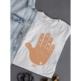 thumbnail image 3 of Astro Palmistry - Zodiac Hand Emoji Art Design Women's T-shirt, 3 of 4