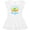 AA-White, variant on Inktastic Summer Enjoy the Sunshine Boca Raton Florida in Blue Girls Baby Dress