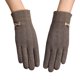 thumbnail image 2 of Guantes de invierno para mujer, táctil, cálido, resistente , forrado con de para enviar de , para niñas, mujeres, d Gris Macarena Guantes de invierno para mujer, 2 of 8