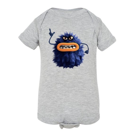 Scary Hairy Monster Bodysuit Infant -Image by Shutterstock, Newborn
