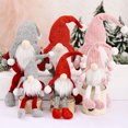 thumbnail image 2 of Navidad Colgante Muñeca Hogar Hotel Árbol de Navidad Adorno sin rostro Decoración de tela no tejida de punto, Grande, Rojo Yuarrent HA000955-01B, 2 of 6