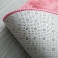 thumbnail image 4 of Tapis Rond Shaggy Salon Chambre Moquette Sol Moelleux Antidérapant, 4 of 4