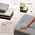 thumbnail image 4 of Homall 47.2" Linen Storage Ottoman Bench, 340LBS, Slow-Close Hinge, High Density Foam, 4 of 6