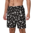 thumbnail image 1 of Balery Anchor Bañador para hombre, shorts de playa de secado rápido con entrepierna y forro de compresión-X-Large, 1 of 6