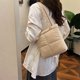 thumbnail image 5 of Bolso Hobo Elegante para Mujer Mano Acolchado Con Cierre Al Aire Libre Color Sólido, 5 of 9