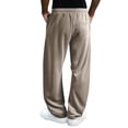 thumbnail image 2 of Men's Casual Sweatpants Wide Leg Elastic Waist Pants with Drawstring Streetwear Joggers Sport Pants with Pockets, 2 of 4