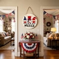 thumbnail image 5 of CuiLiyq 4th of July Wooden Welcome Door Hanger, Patriotic Memorial Day USA 250th Anniversary Sign for Front Porch Wall Entryway Home Decor, 5 of 6