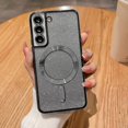 thumbnail image 1 of for Samsung Galaxy S24 Case Magnetic,for Women Girl Soft Luxury Plating Bling Gradient Glitter Cute Compatible with MagSafe Cover, 1 of 5