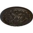 thumbnail image 3 of Ekena Millwork 11 3/8"OD x 2"P Acanthus Ceiling Medallion, Hand-Painted Stone Hearth, 3 of 7