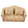 thumbnail image 2 of HILABEE Causeuse Miniature en Bois Faite à la Main, Rembourrée, Double/simple, Fauteuil et, 2 of 9