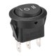 thumbnail image 1 of Interruptor de palanca ovalado único para barco, interruptor negro para barco, coche, marino, 3 pines ON/OFF/ON AC 250V/6A 125V/10A, 1 of 4