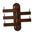 thumbnail image 3 of deevoka Wall Mounted Coat Hooks Minimalist Wood Wall Hooks for Scarves Bag Apartment Walnut, 3 of 9