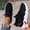 Black, variant on New Women'S Breathable Casual Sports Shoes, Lightweight And Comfortable Travel Running Shoes, Low-Top Large Size Non-Slip Lace-Up Casual Footwear, Suitable for Outdoor Running, Traveling