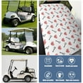 thumbnail image 6 of Valentine's Day Romance Golf Cart Seat Cover 51"x31" Microfiber Towel Blanket for Front Bench Fits Many Brands, 6 of 8