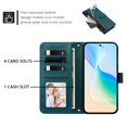 thumbnail image 4 of For Samsung Galaxy S23 FE 5G 6.4-inch Wallet Case Multi-Card Slots Zipper Wallet Leather Phone Case,Green,For Galaxy S23 FE 5G, 4 of 10