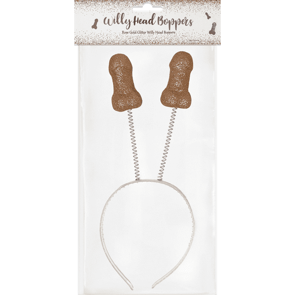 Rose Gold Willy Head Boppers