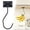B, variant on Stainless Steel Foldable Banana Hook Adhesive Cabinet Hook Foldable Banana Hanger with Hidden Anti-Dust Durable Fruit Organizer for Home Kitchen Daily Use Black 6.49 Inch (1Pcs)