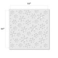 thumbnail image 2 of Snowflakes Allover Pattern Stencil (10 mil plastic) | Decor Stencils for Painting on Wood, Wall, Tile, Canvas, Paper, Fabric, Furniture and Floor | Reusable Stencil | FS117 By Designer Stencils, 2 of 5
