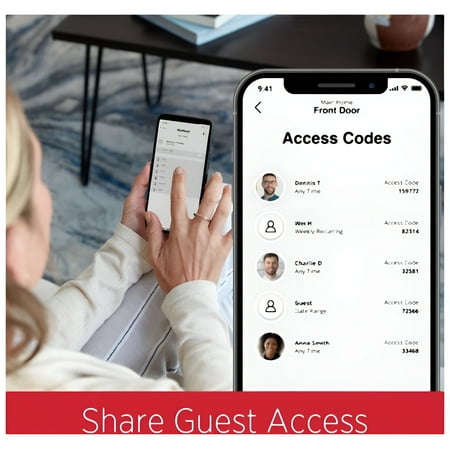 Kwikset - Halo Smart Lock Wi-Fi Replacement Deadbolt with App/Touchscreen/Key Access - Polished Chrome