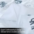 thumbnail image 5 of PiccoCasa Full Size All-Season Quilted Comforter Sets Bohemian White with 2 Pillowcases, 5 of 9