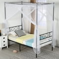 thumbnail image 4 of VECELO Modern Metal Storage Canopy Bed, Twin, Black, 4 of 8