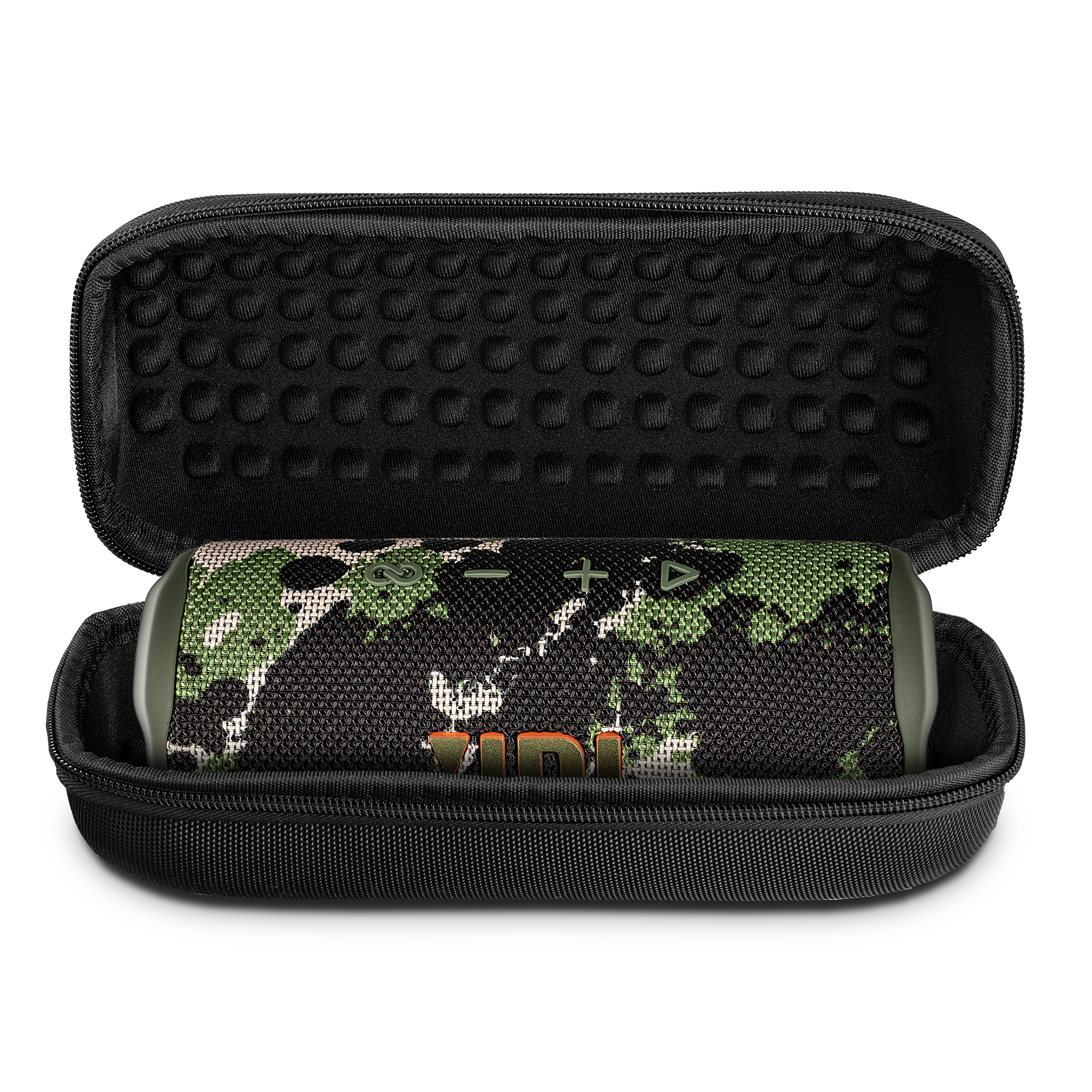 JBL Flip 6 Portable Bluetooth Speaker, IP67 Waterproof, Deep Bass, Squad Bundle with Travel Case (International Model)