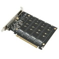 thumbnail image 2 of Adaptador PCIE M.2 NVME Nikou Tarjeta Raid SSD Rendimiento Probado, 2 of 9