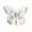 White, variant on XYAIYT Christmas Decorative Butterflies Tree Ornaments Sparkling Fabric Glitter Coated Sturdy Metal Clip Reusable Realistic 3D Design for Tree Wreath Wedding Festival 7.1in White