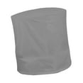 thumbnail image 2 of Funda para trituradora de madera con asas laterales, funda para trituradora de hojas, con cordón, portátil, resistente al agua, para césped exterior Gris, 2 of 8