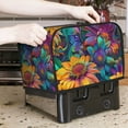 thumbnail image 7 of Yiaed Psychedelic Sunflowers Print Two Slice Bread Machine Cover, Universal Size Kitchen Appliance Cover for Bread Machine,Bread Machine Cover, 7 of 7