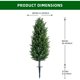 thumbnail image 2 of Set of 2 43-pulgada artificial cypress topiary trees con ground spike - fake topiary ball trees para indoor y outdoor use, 2 of 8
