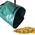 thumbnail image 2 of Bewildely Bolsa de basura de hojas, gran capacidad, reutilizable, para césped, ramas de jardinería, bolsa de limpieza de hojas, contenedor de Jardín y Patio, 2 of 6