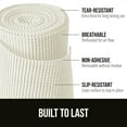 thumbnail image 2 of GORILLA GRIP Drawer Shelf Liner, Non-Adhesive Liners for Kitchen Pantry Cabinets, Easy Install, 17.5"x30', Snow White, 2 of 9
