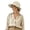 Yellow, variant on Women 2‑in‑1 Detachable Zipper Sun Hat UV Protection Wide Brim Bow Tie‑Back Lightweight Packable Summer Outdoor Travel Beach Sun‑Shade Head‑Accessory