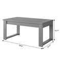 thumbnail image 5 of Yiwa Modern Simplistic Coffee Table, 34"x22"x16", Grey, 5 of 7