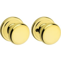 Kwikset Juno Passage Doorknob Polished Brass