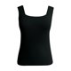 thumbnail image 5 of Camiseta sin mangas ajustada de color liso con cuello cuadrado para mujer - Camisola sexy sin espalda - Tejido de punto suave - Perfecta con vaqueros/faldas - Tallas S-XXL, 5 of 5