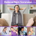 thumbnail image 7 of USB Rechargeable Heated Scarf Electric Heating Scarf with Neck Heating Pad Washable Shawl Soft Warm Neck Christmas Gift for Women Men, 7 of 7