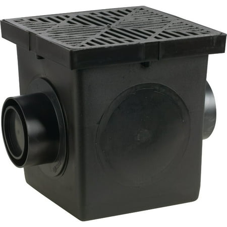 

NDS 9 In. x 9 In. Black Square Catch Basin 900BKITRTL 900BKITRTL 427149