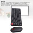 thumbnail image 3 of Wireless Keyboard Mouse Combo, 64 Keys Mini Cordless Computer Keyboard and Mouse Set 2.4GHz, Adjustable 1200DPI, Retro Round Keycap for Computer, Laptop, PC, 3 of 7