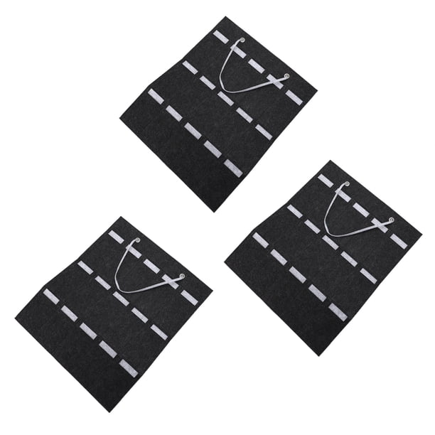 3X Gafas Organizador Gafas de Sol Organizador Almacenamiento Bolsa Colgante Gafas de Sol Gafas Pantalla Montaje En Pared Organizador 15 Ranura Soporte para Gafas Gris