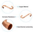 thumbnail image 4 of Unique Bargains 3/8 Inch ID S-Trap Copper Pipe Fittings, Welding Solder Sweat Connection for HVAC Refrigeration Air Conditioning, 4 of 5
