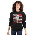 thumbnail image 3 of Betty Boop Cartoon Fresher then Fresh Women Crewneck Sweatshirt Brisco Brands X, 3 of 6