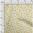 thumbnail image 1 of oneOone Viscose Jersey Fabric Honeycomb & Honey Bee Insect Print Fabric BTY 60 Inch Wide, 1 of 4