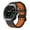 Black Orange, variant on Dwitch Sport Bands for Samsung Galaxy Watch Ultra 47mm,Breathable Rugged Silicone Strap Marine Band for Women Men,White Black