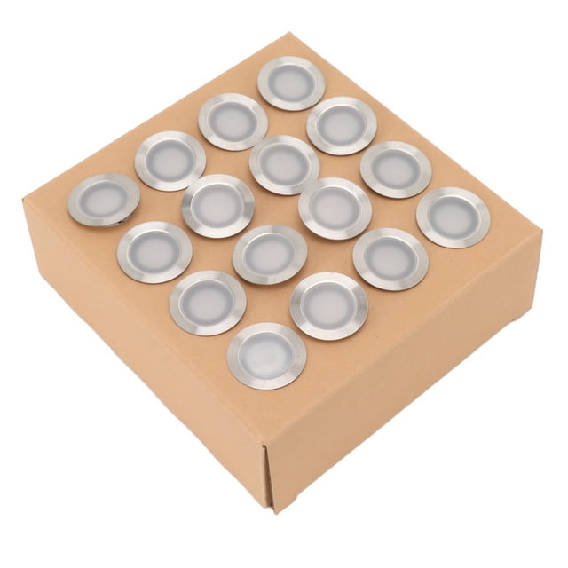 LED Ground Light,16 Pcs LED Deck LED Deck Lamp LED Deck Lighting Kit Remarkable Clarity