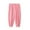 Pink, variant on FINALGANG Summer Trousers For Boy Solid Color Anti-Mosquito Lantern Pants Quick Drying Ankle Length Ankle-Tied Sweatpants For 3-13 Years Bottom Relaxed Fit Soft Daily Wear